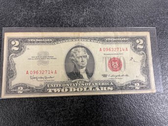 1963 $2 RED SEAL NOTE