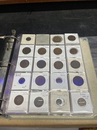 BINDER FULL FOREIGN COINS