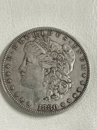 1880 MORGAN SILVER DOLLAR