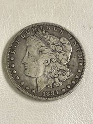 1884 MORGAN SILVER DOLLAR