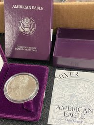 1995-P AMERICAN EAGLE SILVER PROOF 1oz FINE