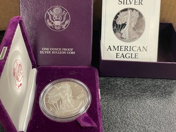 1987-S SILVER PROOF AMERICAN EAGLE