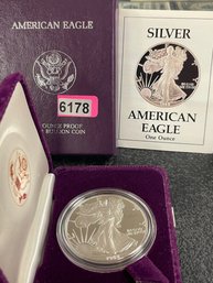 1988-S SILVER PROOF AMERICAN EAGLE