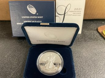 2021-W 1oz SILVER PROOF AMERICAN EAGLE