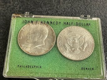 1964 KENNEDY SILVER HALF SET - NICE TONING - PHILA/DENVER MINTS