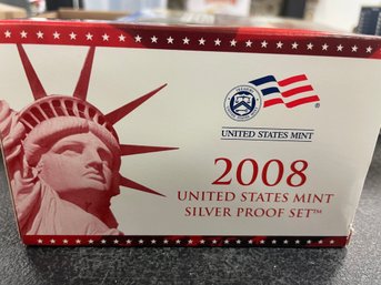 2008 SILVER PROOF SET US MINT