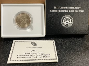 2011-D US ARMY COMMEMORATIVE UNCIRC HALF DOLLAR