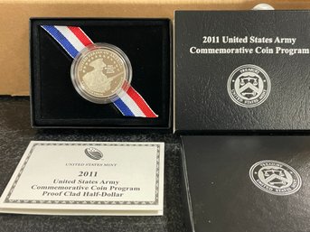 2011-S US ARMY COMMEMORATIVE PROOF HALF DOLLAR