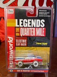 SOX & MARTIN 1971 PLYMOUTH ROADRUNNER - WHITE TIRES - SLOT CAR