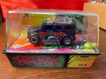 X-TRACTION SLOT CAR HUMMER H2 - RAT FINK - ED ROTH
