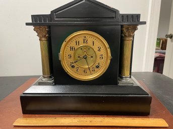 ANSONIA MARBLE MANTLE CLOCK