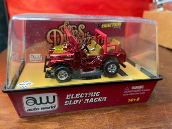 DAISY DUKE JEEP CJ-5 DUKES OF HAZZARD SLOT CAR
