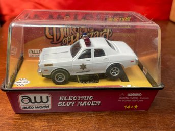 DUKES OF HAZZARD - 1977 DODGE POLICE CAR (ROSCOE'S) SLOT CAR