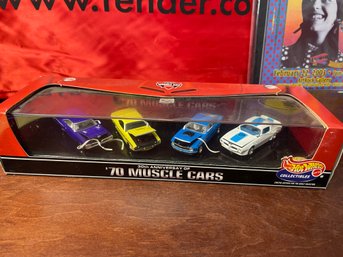 HW 30TH ANNIVERSARY MUSCLE CARS - 4 CAR SET