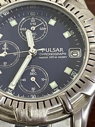 2 WATCHES - PULSAR CHRONO AND GEORGE ALARM