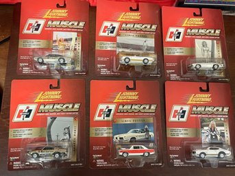WHITE LIGHTNING - HURST MUSCLE - LINDA VAUGHN SET JOHNNY LIGHTNING