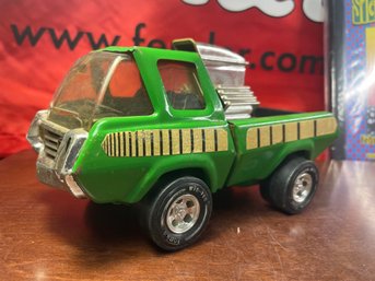 TONKA GREEN DRAGSTER TRUCK