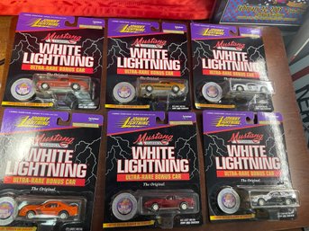 WHITE LIGHTNING MUSTANG CLASSICS JOHNNY LIGHTNING