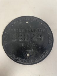 PATTERN MASTER BALDWIN LOCOMOTIVE WORKS PLAQUE 1925 58824