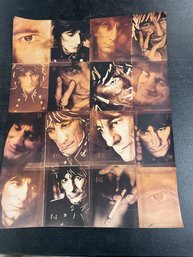 1992 RONNIE WOOD - SLIDE ON THIS POSTER - ROLLING STONES FACES