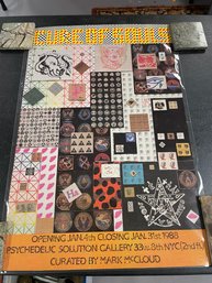 POSTER FOR CURE OF SOULS EXHIBITION NYC - LSD/ACID 1988