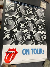 ROLLING STONES STEEL WHEELS TOURING POSTER