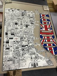 1968 LONDON POSTER - DAVID SCHILLER