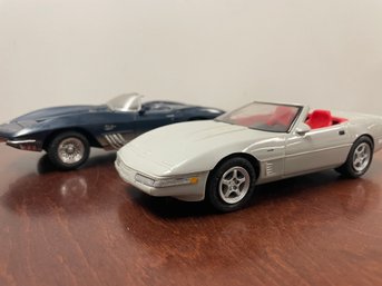 2 AMT Dealer Promo Cars Mako Shark - 1996 Corvette