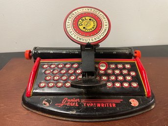 Marx Tin Toy JUNIOR DIAL TYPEWRITER