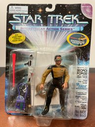 Playmates Star Trek TNG Interstellar Series Geordi LaForge Action Figure 5'