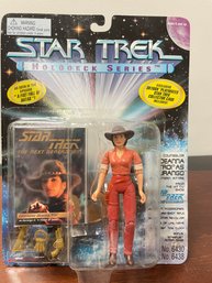 Playmates Star Trek TNG Deanna Troi Holodeck Series Action Figure 5'
