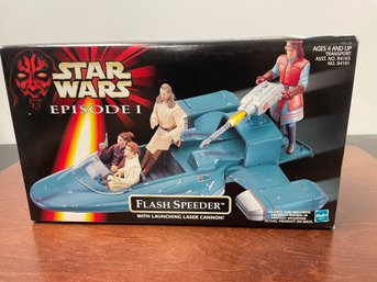 STAR WARS Episode 1 Flash Speeder W/Launching Cannon New In Box