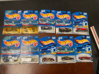 Lot Of 10 HotWheels Diecast Cars 1998-2000