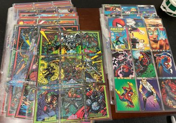 SkyBox MARVEL 1993 Card Set And 1992 MARVEL Spiderman II 30th Anniversary Set
