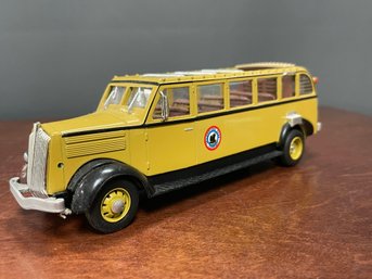 DIECAST OPEN TOP BUS - YELLOWSTONE