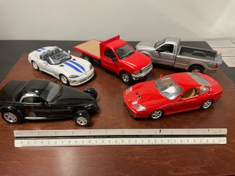 Lot Of 5 1/24 Diecast Cars