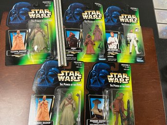 Star Wars The Power Of The Force Lot Of 5
