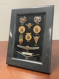 CADILLAC EMBLEM PINS - FRAMED