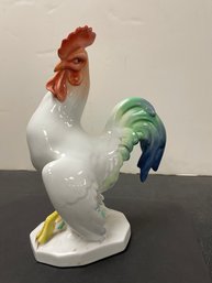 VINTAGE HEREND PORCELAIN ROOSTER