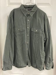 MEN'S HARLEY-DAVIDSON BUTTON UP SHIRT SAGE SIZE L