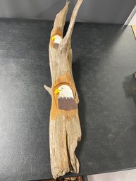 CARVED DRIFTWOOD EAGLE