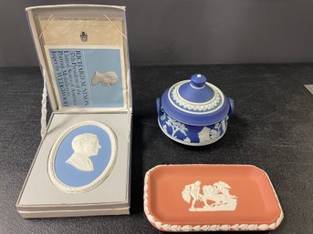 3 WEDGWOOD PIECES - RICHARD NIXON