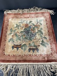 VINTAGE TEXTILE/RUG/MAT 18'X24'