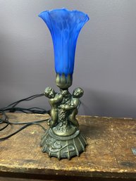 VTG CHERUB LAMP