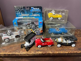 DIECAST CARS BATMOBILE ETC