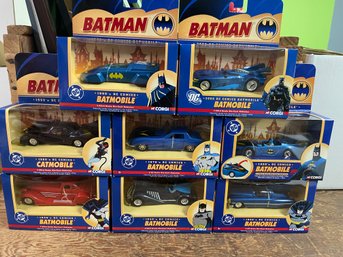 CORGI LOT OF 8 BATMOBILE DIECAST NEW BATMAN