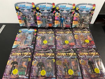 Star Trek TNG DS9 Action Figures Lot Of 12