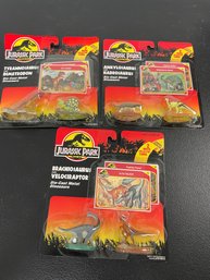 Kenner JURASSIC PARK Diecast Dinosaurs Lot Of 3