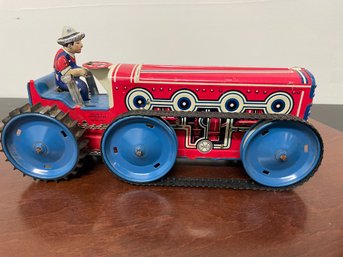 MARX Tin Windup Tractor
