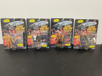 Playmates Lot Of 4 Star Trek Movie Series Action Figures